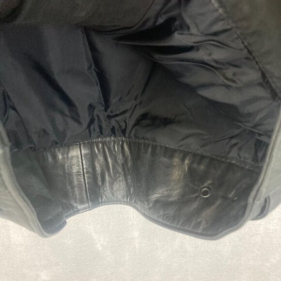 Vintage 80s 90s Gino di Giorgio Comit Leather Bomber Jacket Mens Medium Retro - Picture 14 of 16